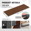 Picture of Cat Scratch Couch Furniture Protector, Adhesive Cat Scratch Pad Deterrent for Furniture, DIY Climbing Cat Scratcher Couch Protector from Cat Claws Scratching for Indoor Cat (Brown,78.7x15.8In)