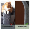 Picture of Cat Scratch Couch Furniture Protector, Adhesive Cat Scratch Pad Deterrent for Furniture, DIY Climbing Cat Scratcher Couch Protector from Cat Claws Scratching for Indoor Cat (Brown,78.7x15.8In)