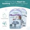 Picture of Nippii Freezable Pacifier for Teething - Silicone Teething Pacifier for Baby Teething Relief - Safe Infant Pacifier with Cooling Effect - Easy to Clean & Medical Grade BPA Free - For Babies 0-9 Months