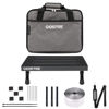 Picture of Ghost Fire Guitar Pedal Board Aluminum Alloy Super light Effect Pedalboard with Carry Bag (13''x10.2''SPL-2.5)