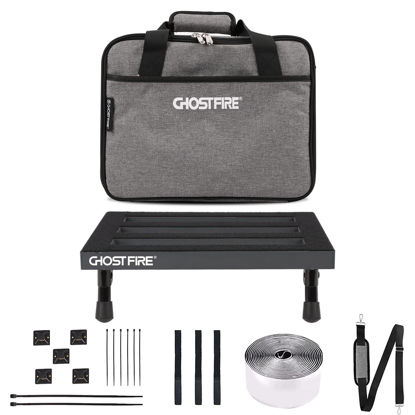 Picture of Ghost Fire Guitar Pedal Board Aluminum Alloy Super light Effect Pedalboard with Carry Bag (13''x10.2''SPL-2.5)