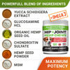 Picture of Large Breed Hemp + Glucosamine Dog Joint Supplement - Hemp Chews for Dogs Hip Joint Pain Relief - Omega 3, Chondroitin, MSM - Advanced Mobility Hemp Oil Treats for Large Dogs - Made in USA - 240 Ct