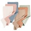 Picture of Konssy Muslin Baby Burp Cloths Sets for Unisex- 6 Pack Large 100% Cotton Burping Clothes for Newborn，Baby Girls and Boys