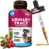 Picture of Cat & Dog Urinary Tract Infection Treatment & Natural UTI Medicine Cranberry-Kidney+Bladder Support Supplement - Best Prevention Incontinence, Bladder Stones - Pet Renal Health & UTI Care Drops