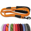 Picture of MayPaw Heavy Duty Rope Dog Leash, 3/4/5/6/7/8/10/12/15 FT Nylon Pet Leash, Soft Padded Handle Thick Lead Leash for Large Medium Dogs Small Puppy