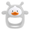 Picture of Teething Toys for Babies 0-6 Months, Never Drop Silicone Baby Teether, Hand Pacifier for Sucking Babies, Soothing Pain Relief, Best Chew Toy for Teething Baby, Teething Mitten for New Born-Transparent