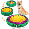 Picture of Vivifying Snuffle Mat for Dogs, Enrichment Dog Puzzle Toys for Slow Eating and Keep Busy, Adjustable Dog Sniff Mat Encourages Natural Foraging Skills and Mental Stimulation(Yellow Purple)