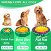 Picture of Vivifying Snuffle Mat for Dogs, Enrichment Dog Puzzle Toys for Slow Eating and Keep Busy, Adjustable Dog Sniff Mat Encourages Natural Foraging Skills and Mental Stimulation(Yellow Purple)
