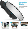 Picture of Verivue Mirrors Universal 12 Inch Interior Clip On Panoramic Curved Convex Rearview Mirror, Anti Glare, Clear Tint, Wide Angle Mirror, Car Mirror, Extended Rear View Mirror, Rear View Mirror Accessory