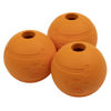 Picture of Chew King Dog 2.5 Inch Bacon Flavor Rubber Balls 3 Pack Large Breeds