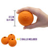 Picture of Chew King Dog 2.5 Inch Bacon Flavor Rubber Balls 3 Pack Large Breeds