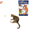 Picture of Cat Dancer Interactive Cat Toy - Fun and Fitness for Your Furry Friend - Engaging Paper Roll Attached with 30 Inches Flexible Spring Steel Wire for Playful Cats - 2 Pack