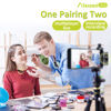 Picture of Aisizon Wireless Mics, Wireless Clip on Microphones, Lapel Microphone A2d One Pair Two, for Android Phone, iPhone 15, Laptop, Video Recording