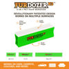 Picture of FurDozer X3 PRO Pet Hair Remover & Auto Detailing Tool - Cat & Dog Hair Remover for Carpets, Car Interiors, Couches, Bedding, & Furniture - Reusable Pet Hair Removal Tool for Fur & Lint, 5" (2-Pack)