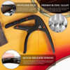 Picture of Guitar Capo for Acoustic and Electric Guitars with 4 Picks for Free,Black
