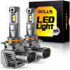 Picture of OXILAM Newest 9012 Bulb, 30000 Lumens 800% Brighter, 6500K White Hir2 Halogen Replacement, 60000 Hours Lifespan, IP68, Plug and Play, Pack of 2