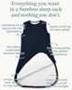 Picture of PurComfy Supersoft Sleep Sack 1.0 TOG, Premium Bamboo Viscose Baby Sleeping Bag, 2-Way Safe Zipper Sleepsacks 6-15 Months