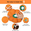 Picture of Cat Cone Collar,Cute Waterproof Cat Recovery Collar,Anti-Bite Lick Wound Healing Safety Elizabethan e Collar for Cats,Orange Pumpkin Cat Halloween Costume
