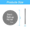 Picture of 8sanlione Car Cup Coaster, 4Pcs 2.75 Inch Auto Cup Holder Insert Coasters, Non-Slip Waterproof Embedded Drink Mat, Automotive Interior Accessories for Men and Women (D Gray/4PCS)