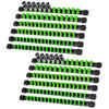 Picture of Reniteco Socket Organizer Drive ABS Tools - Green Socket Holder, Premium Quality 12 Pieces Socket Holders Kit 1/4-Inch x 64 Clips, 3/8-Inch x 60 Clips, 1/2-Inch x 48 Clips（12PC,Green)