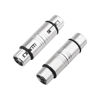 Picture of FNKTQL XLR Female to Female, 3 Pin XLR Female to 3 Pin XLR Female Gender Changer Connector Compatible with Microphone,Stereo,Mixerr-2 Pack