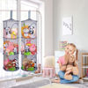 Picture of Basumee Stuffed Animals Net or Hammock 2 Pcs Stuffed Animals Storage Toy Net Hammock for Stuffed Animals Organizer Mesh Hammock Kids Girls Room Decor, Gray, 3 Tiers