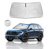 Picture of Windshield Sun Shade Window Sunshade for 2023-2024 Honda CR-V CRV SUV, LX, EX, EX-L, Sport Hybrid, Touring Accessories Foldable SUV Sun Visor Protector Retractable Shade Blocks UV Rays