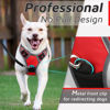 Picture of Eagloo Dog Harness for Large Dogs, No Pull Service Vest with Reflective Strips and Control Handle, Adjustable and Comfortable for Easy Walking, No Choke Pet Harness with 2 Metal Rings, Red, L