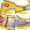 Picture of YIMEIS Dog Harness and Leash Set, No Pull Soft Mesh Pet Harness, Reflective Adjustable Puppy Vest for Small Medium Large Dogs, Cats (Yellowgrey, X-Small (Pack of 1)