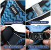 Picture of YIMEIS Dog Harness and Leash Set, No Pull Soft Mesh Pet Harness, Reflective Adjustable Puppy Vest for Small Medium Large Dogs, Cats (Blue, Medium (Pack of 1)