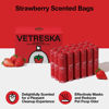 Picture of VETRESKA Strawberry Scented Dog Poop Bags, Leak Proof, Extra Thick and Large Pet Waste Bags for Dogs Walking and Cat Litter, 36 Refill Rolls, 540 Bags, Red