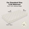 Picture of 2-Pack Crib Sheets for Boys, Girls - Viscose Derived from Bamboo Fitted Crib Sheet, Baby Crib Sheets Neutral, Crib Mattress Sheet, Toddler Bed Sheets, Baby Sheets for Crib Fitted Sheets (Daisies)