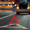 Picture of CYECTTR Car Roadside Emergency Kit,Auto Vehicle Truck Safety Emergency Road Side Assistance Kits with Jumper Cables,Safety Hammer,Reflective Warning Triangle,Tire Pressure Gauge,Tow Rope,etc