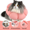 Picture of HiDREAM Cat Cone Collar,Cute Waterproof Elizabethan e Collar for Cats,Anti-Bite Lick Wound Healing Safety Cat Recovery Collar,All-Season Style