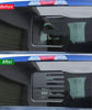 Picture of Zxiaochun Rear Middle Window American Flag Decal for Ford F150 F250 F350 2015-2019 2020 2021 2022 2023 2024 Back Center Sliding Window Glass USA Flag Vinyl Sticker Exterior Accessories(Matte Black)