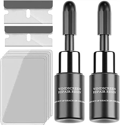 Picture of Zupooko Windshield Repair Kit, Cracks Gone Glass Kit Nano Glass Repair Fluid Windshield Chip Repair Kit, Automotive Windscreen Tool Windshield Chip Repair Kit to Repair Scratches, Cracks