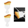 Picture of Ziciner 2 PCS Car Detailing Brush, Curved Soft Bristles Auto Removal Dust Collectors, Universal Vehicle Dashboard, Air Conditioner Vents etc Interior Cleaning Tool Accessories (White)