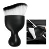 Picture of Ziciner Car Detailing Brush, Curved Soft Bristles Auto Removal Dust Collectors, Universal Vehicle Dashboard, Air Conditioner Vents etc Interior Cleaning Tool Accessories (White/Black)