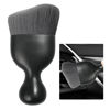 Picture of Ziciner Car Detailing Brush, Curved Soft Bristles Auto Removal Dust Collectors, Universal Vehicle Dashboard, Air Conditioner Vents etc Interior Cleaning Tool Accessories (Gray)