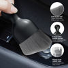 Picture of Ziciner Car Detailing Brush, Curved Soft Bristles Auto Removal Dust Collectors, Universal Vehicle Dashboard, Air Conditioner Vents etc Interior Cleaning Tool Accessories (Gray)