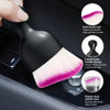 Picture of Ziciner 2 PCS Car Detailing Brush, Curved Soft Bristles Auto Removal Dust Collectors, Universal Vehicle Dashboard, Air Conditioner Vents etc Interior Cleaning Tool Accessories (White/Red)
