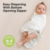 Picture of Baby Swaddle Sleep Sacks with Zipper - 3-Pack Newborn Swaddle Sack, Baby Swaddles Sleep Sack 0-3 Months, Wearable Blanket Baby, Baby Swaddle Blanket Wrap, Swaddle Sack, Easy Change Swaddle (Forest)