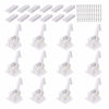 Picture of 12 Pack Cabinet Locks Child Safety Latches - Vmaisi Baby Proofing Cabinets Drawer Lock with Adhesive Easy Installation - No Drilling or Extra Screws (White)