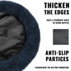 Picture of ShinHye Cat Bed Round Plush Fluffy Hooded Cat Bed Cave, Cozy for Indoor Cats or Small Dog beds, Soothing Pet Beds Doughnut Calm Anti-nxiety Dog Bed - Waterproof Bottom Washable (23×23inch, Dark Grey)