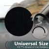Picture of Car Coasters for Cup Holders，Car Cup Holder Coasters, 2 Pack Cup Holder Coasters for Car, Anti Slip Rubber Car Cup Mat with A Finger Notch, Cute Car Interior Accessories for Women2.75"Flower Balck Cat