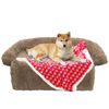 Picture of GGIB Calming Dog Bed Christmas Throw Blanket Fluffy Plush Dog Mat for Furniture Protector Decoration Holiday Throw for Sofa Couch Cover for Large Medium Small Dogs Cats (Medium, Camel)