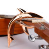 Picture of Shark Guitar Capo Pretty Cool Capo for Electric Acoustic Classical Guitar Ukulele Zinc Alloy Spring Capo (Gold)