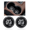 Picture of Ziciner 2 Pack Bling Car Cup Holder Coaster, 2.75 Inch Anti-Slip Auto Insert Cup Coaster, Crystal Car Drink Cup Mat Perfect for Women Girls, Universal Interior Decor Accessories (Black)