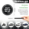 Picture of Ziciner 2 Pack Bling Car Cup Holder Coaster, 2.75 Inch Anti-Slip Auto Insert Cup Coaster, Crystal Car Drink Cup Mat Perfect for Women Girls, Universal Interior Decor Accessories (Black)