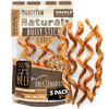 Picture of Mighty Paw Naturals Curly Bully Sticks for Dogs - Grass Fed Beef Dog Chews. Dog Bully Sticks for Large Dogs, Medium, Small Breeds. Lower Odor Bully Sticks for Small Dogs. Single Ingredient 6” - 5 Pack